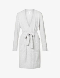 Short Belted Cashmere Robe