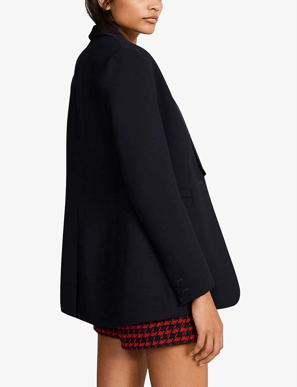 CLAUDIE PIERLOT Slim-fit Single-breasted Twill Blazer - Image 4