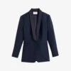 CLAUDIE PIERLOT Slim-fit Single-breasted Twill Blazer