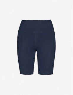 Girlfriend Collective High-rise Stretch-recycled Polyester Shorts