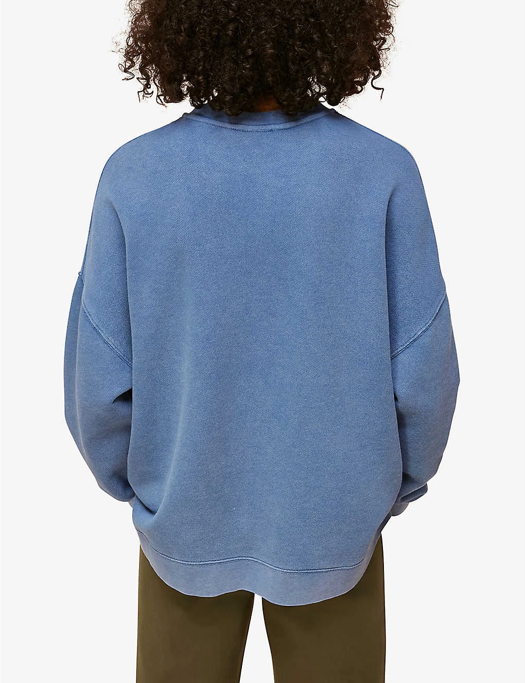 Whistles Patch-pocket Denim Sweatshirt - Image 3
