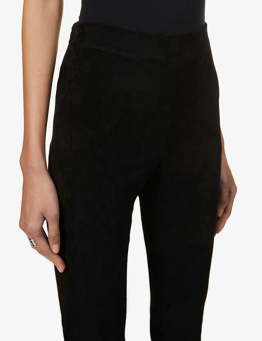 Joseph High-rise Suede Leggings - Image 5