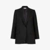 Zadig & Voltaire Star-embellished Regular-fit Stretch-weave Blazer
