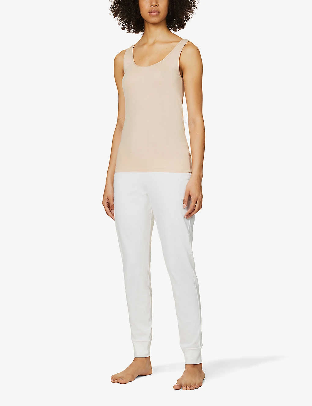 HANRO Seamless Cotton-jersey Vest Top - Image 2