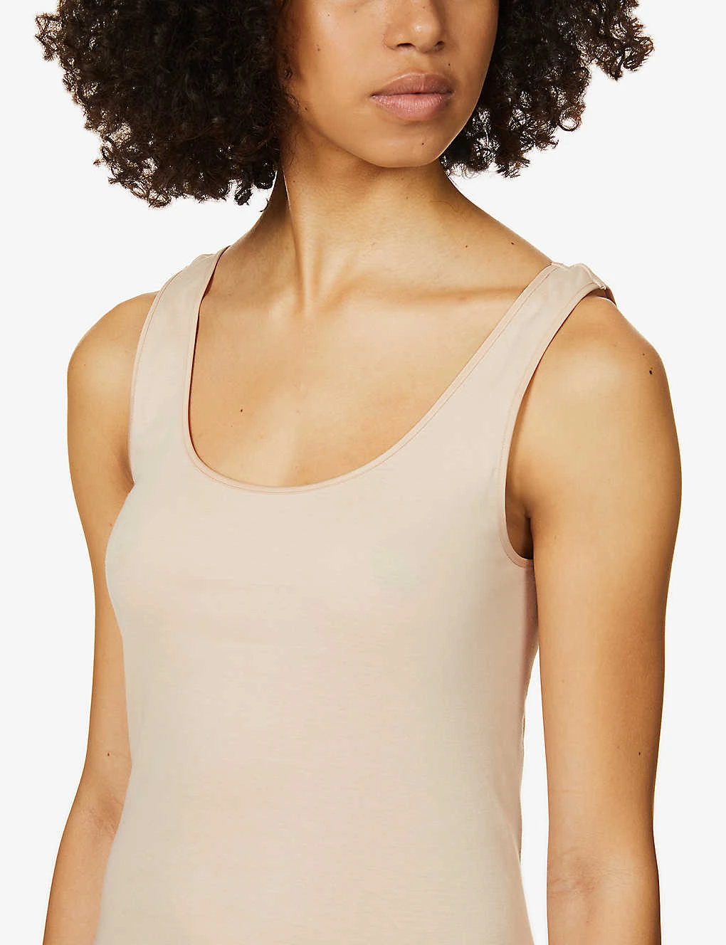 HANRO Seamless Cotton-jersey Vest Top - Image 5
