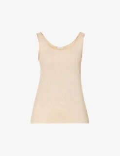 HANRO Seamless Cotton-jersey Vest Top