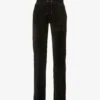 Juicy Couture Rhinestone-embellished Straight-leg Mid-rise Velour Jogging Bottoms