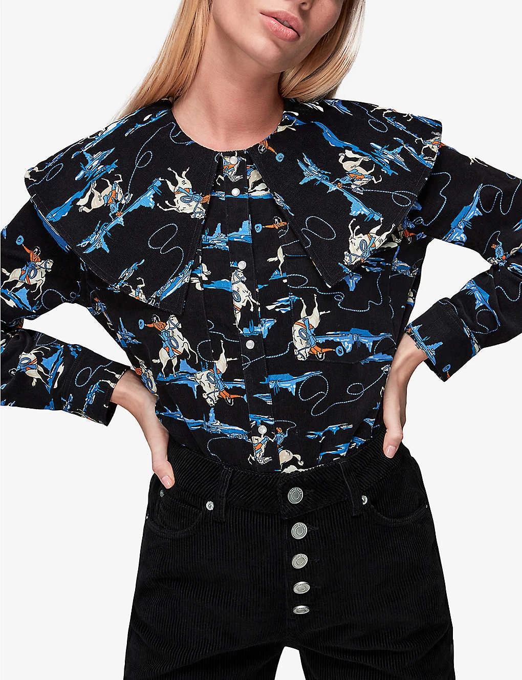 Whistles Hollie Straight-leg High-rise Organic-cotton Jeans - Image 3