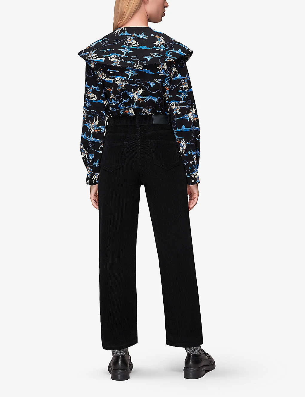 Whistles Hollie Straight-leg High-rise Organic-cotton Jeans - Image 4