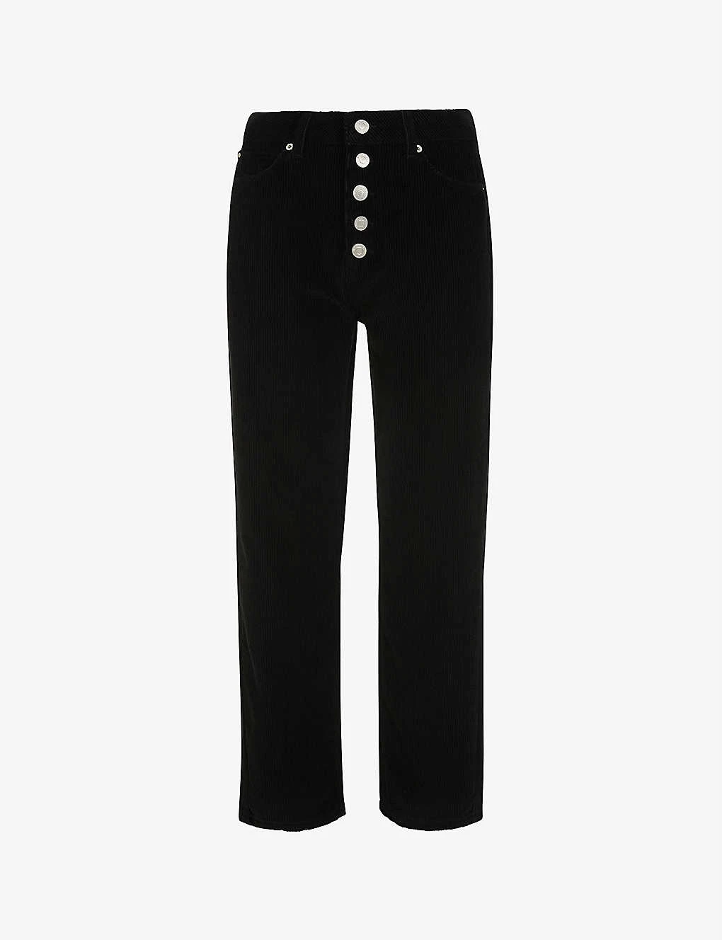 Whistles Hollie Straight-leg High-rise Organic-cotton Jeans