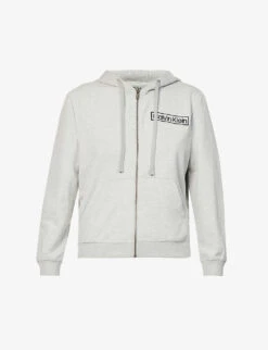 Calvin Klein Reimagined Logo-print Cotton And Recycled Polyester-blend Hoody