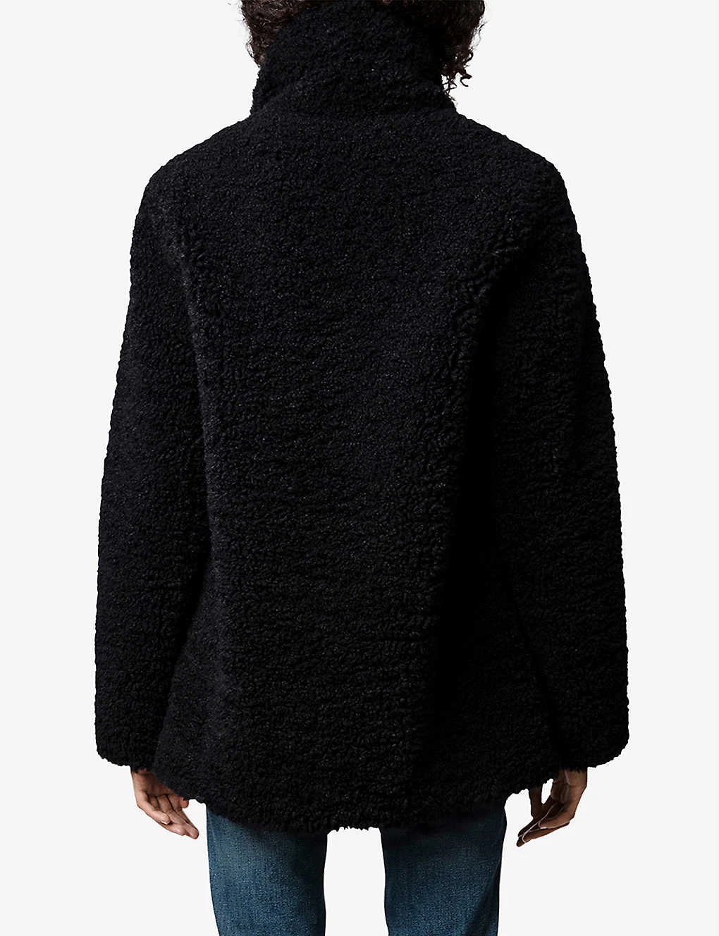 Zadig & Voltaire Fleur Collared Faux-fur Coat - Image 4