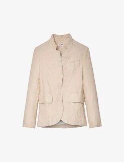 Zadig & Voltaire Verys Textured Leather Jacket