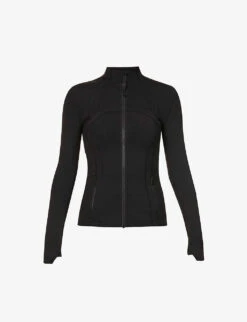 Lululemon Define Funnel-neck Fitted Stretch-knit Jacket