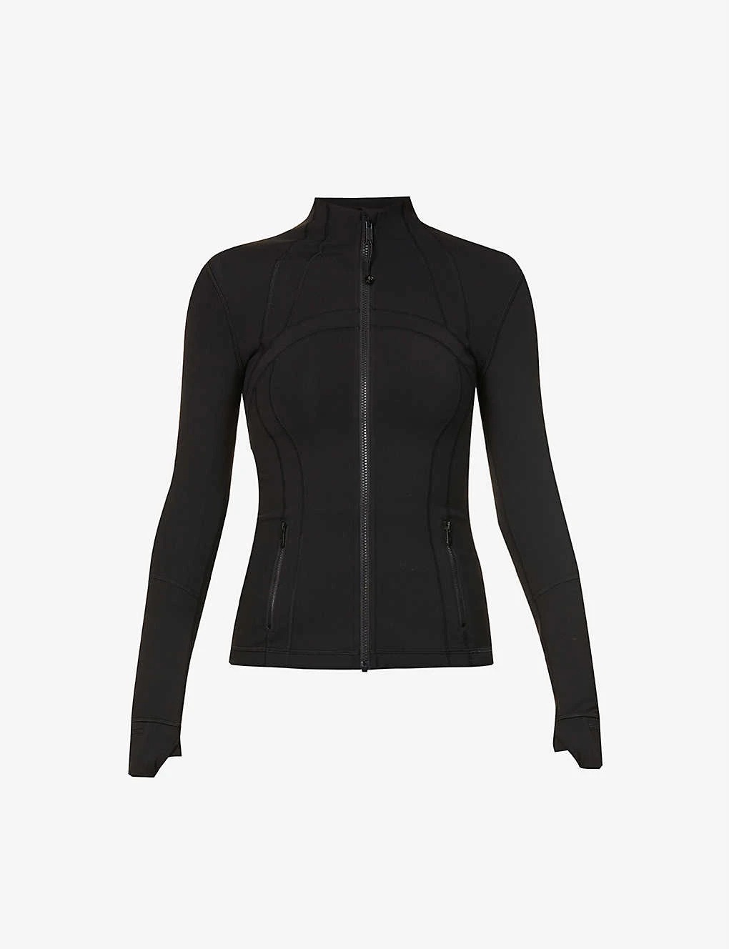 Lululemon Define Funnel-neck Fitted Stretch-knit Jacket