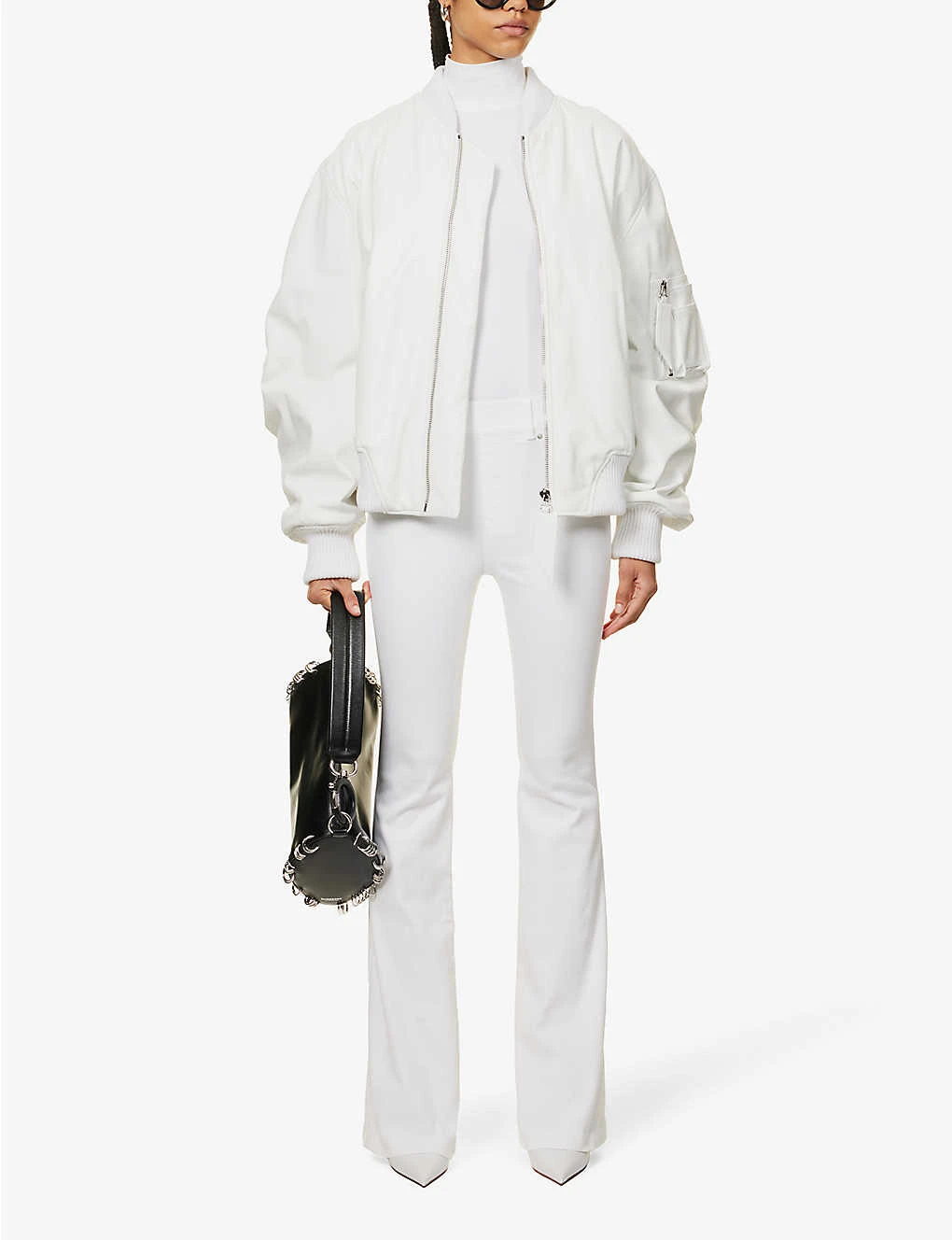 Spanx Skinny Flare High-rise Stretch-denim Jeans - Image 2