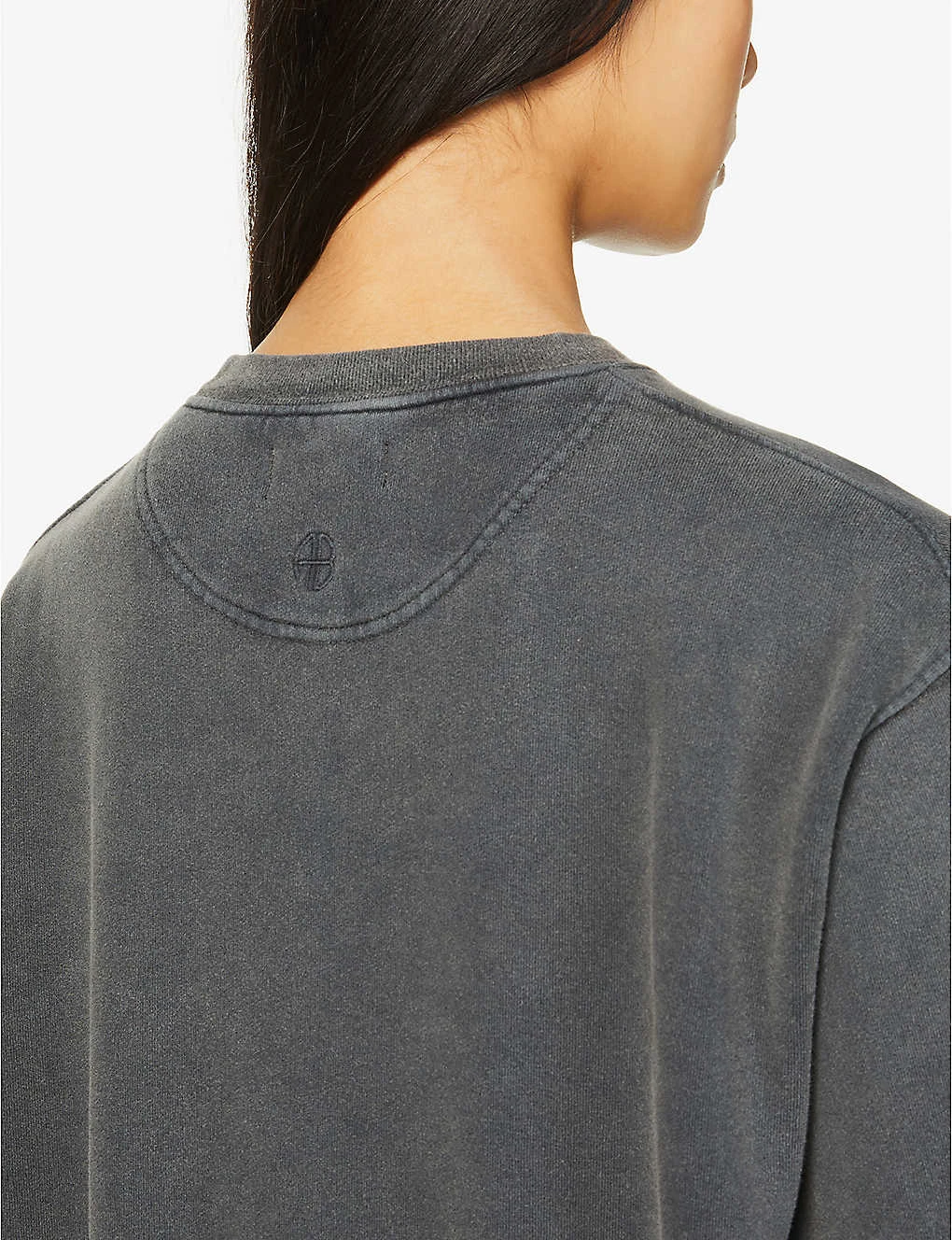 ANINE BING Ramona Brand-print Organic-cotton Jersey Sweatshirt - Image 5