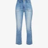 Paige Mayslie Straight-leg Mid-rise Stretch-denim Jeans