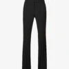 Alexander McQueen Pleated Regular-fit Flared Mid-rise Woven Trousers