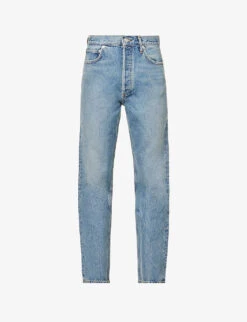 AGOLDE 90s Pinch Waist Straight-leg High-rise Organic Denim Jeans