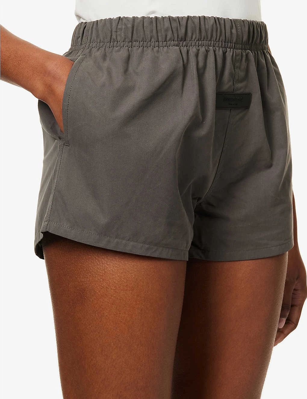 ESSENTIALS Brand-patch Cotton-blend Shorts - Image 5