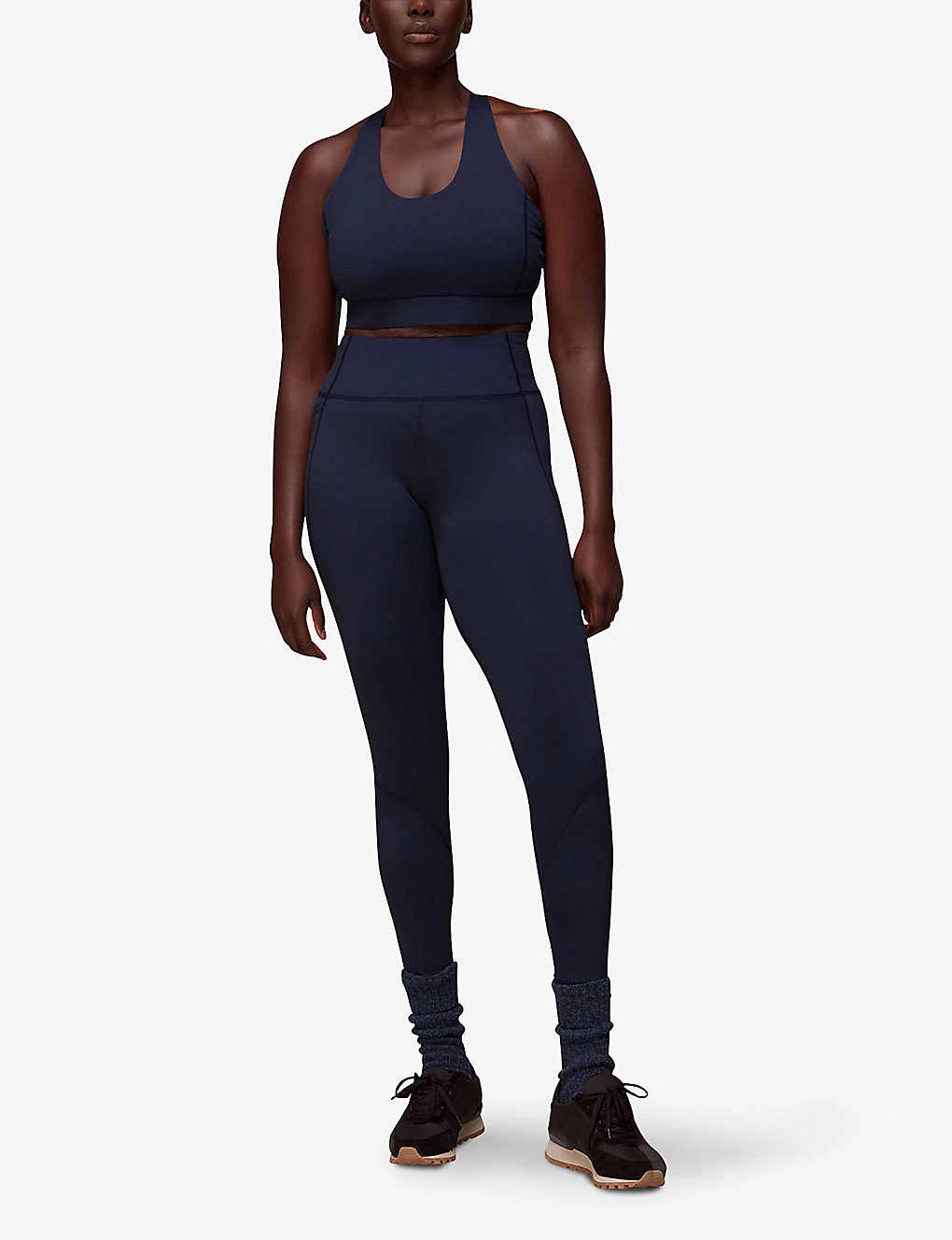 Whistles Cross-back Recycled-nylon Sports Bra - Image 2