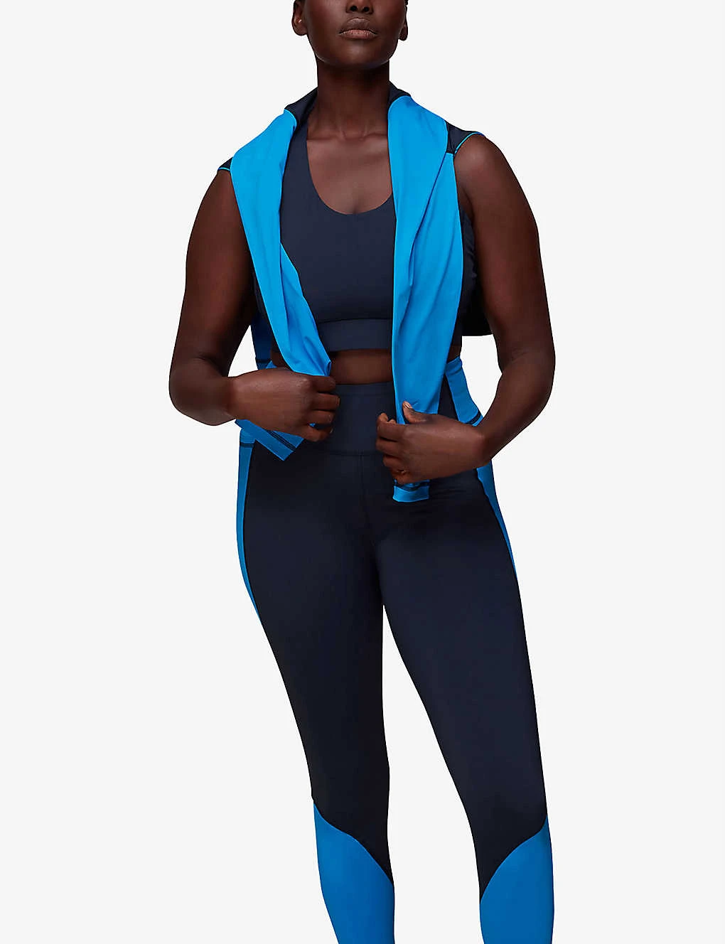 Whistles Cross-back Recycled-nylon Sports Bra - Image 3