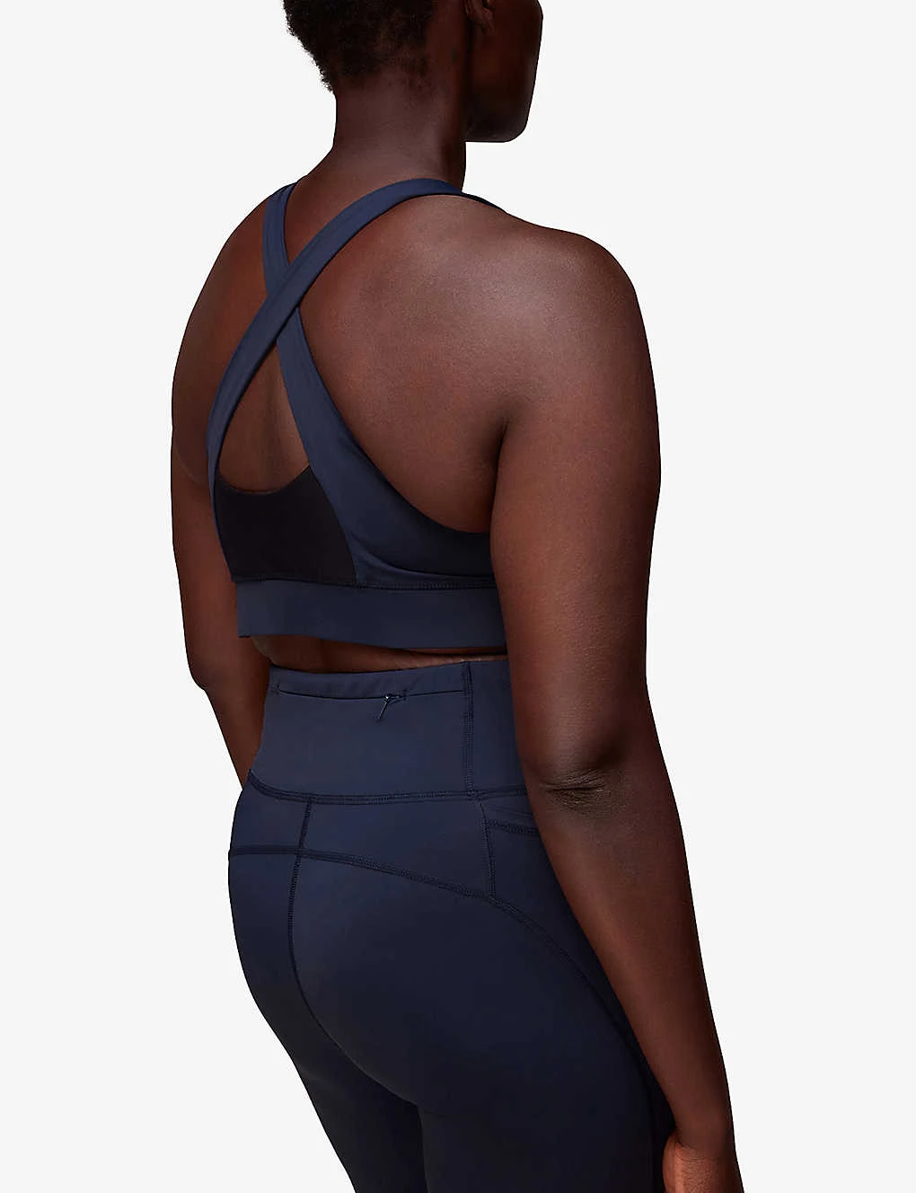 Whistles Cross-back Recycled-nylon Sports Bra - Image 4