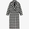 Ted Baker City Houndstooth-check Woven Coat