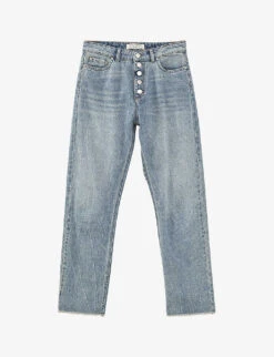 Ikks Cropped Straight-leg High-rise Jeans