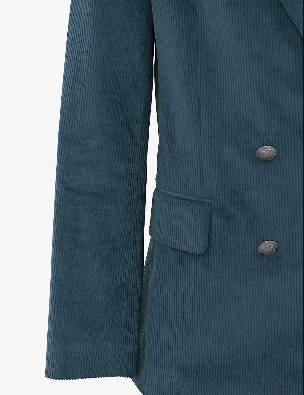 Ikks Straight-fit Double-breasted Corduroy Jacket - Image 5