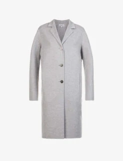 Loewe Anagram Logo-button Wool-blend Coat
