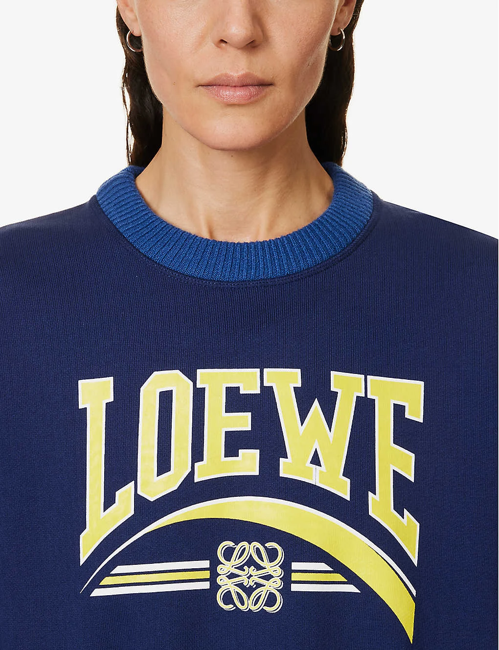 Loewe Logo-print Relaxed-fit Cotton Sweatshirt - Image 5