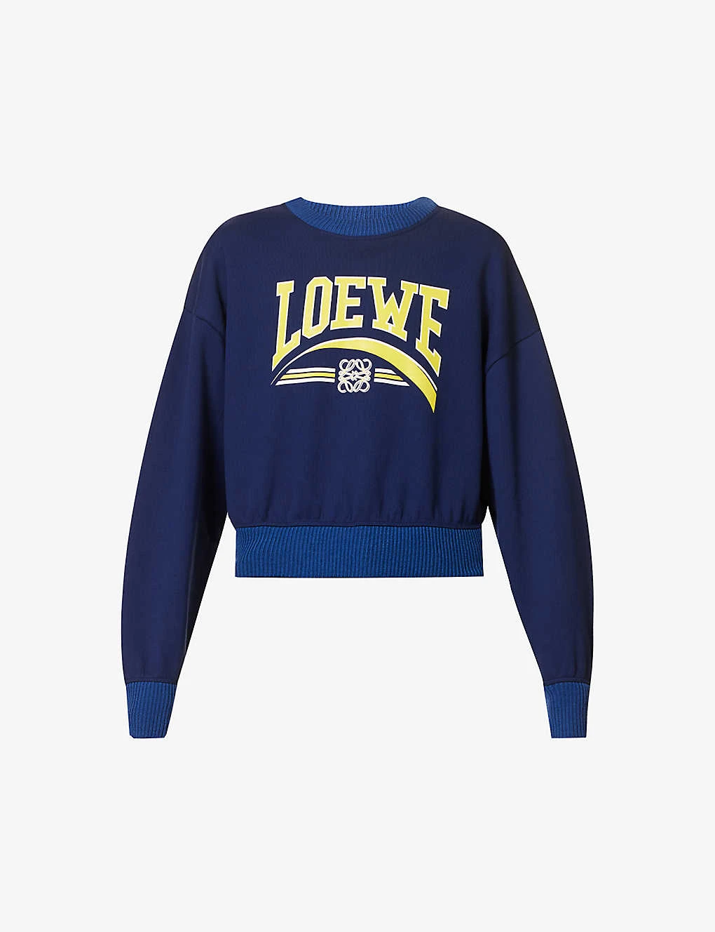 Loewe Logo-print Relaxed-fit Cotton Sweatshirt