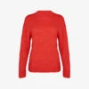 Sweaty Betty Funnel-neck Boxy Brushed-knit Jumper
