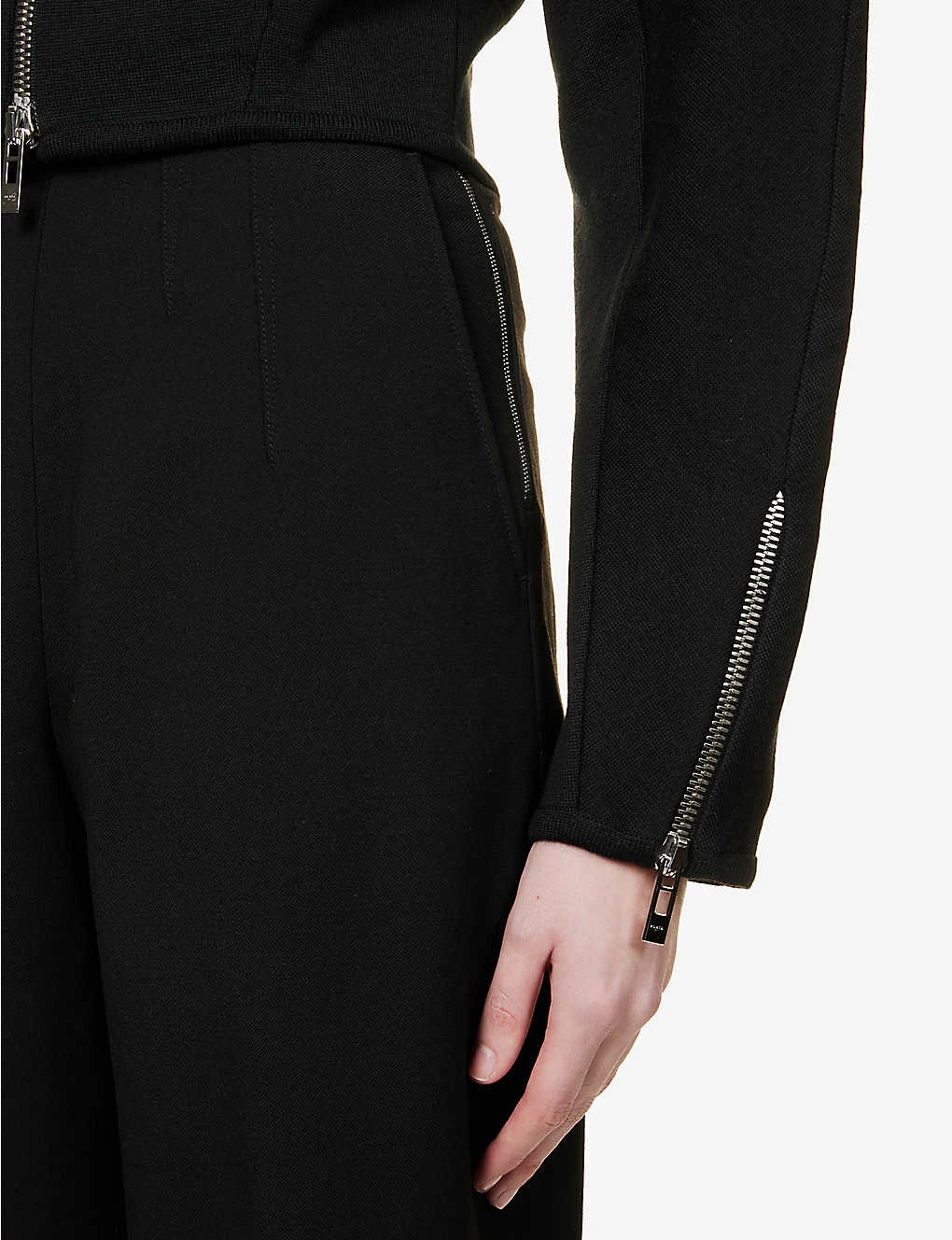 ALAIA Padded-shoulder Wool-blend Jacket - Image 5