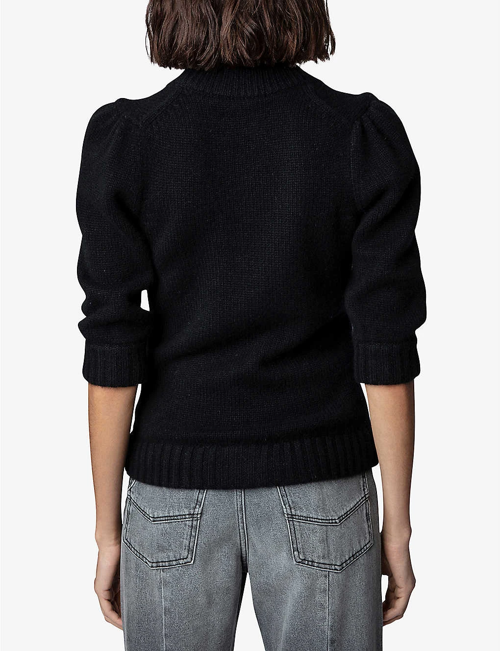 Zadig & Voltaire Betsy Star-button V-neck Cashmere Cardigan - Image 4