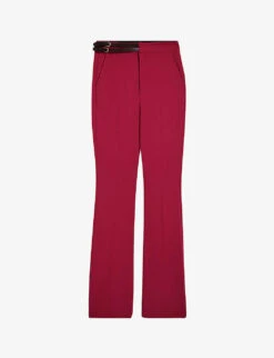 Ted Baker Halleit Flared-leg Stretch-woven Trousers