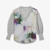 Ted Baker Beatric Floral-print Woven Jumper