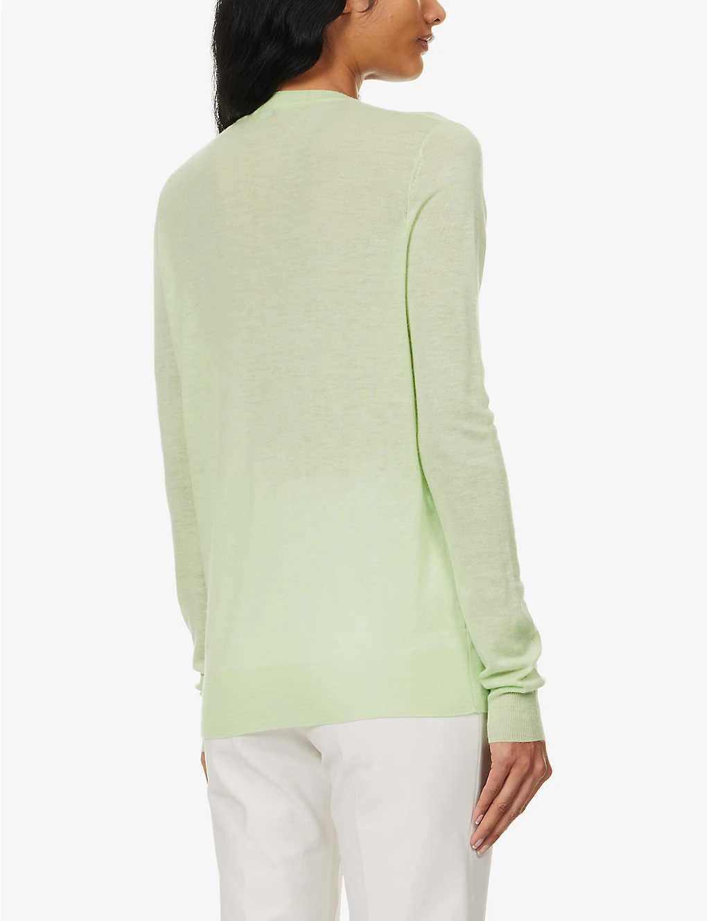 Joseph V-neck Cashmere Knitted Jumper - Image 4