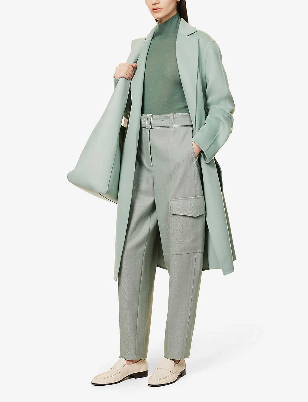 Joseph Devonport High-rise Wool-blend Trousers - Image 2