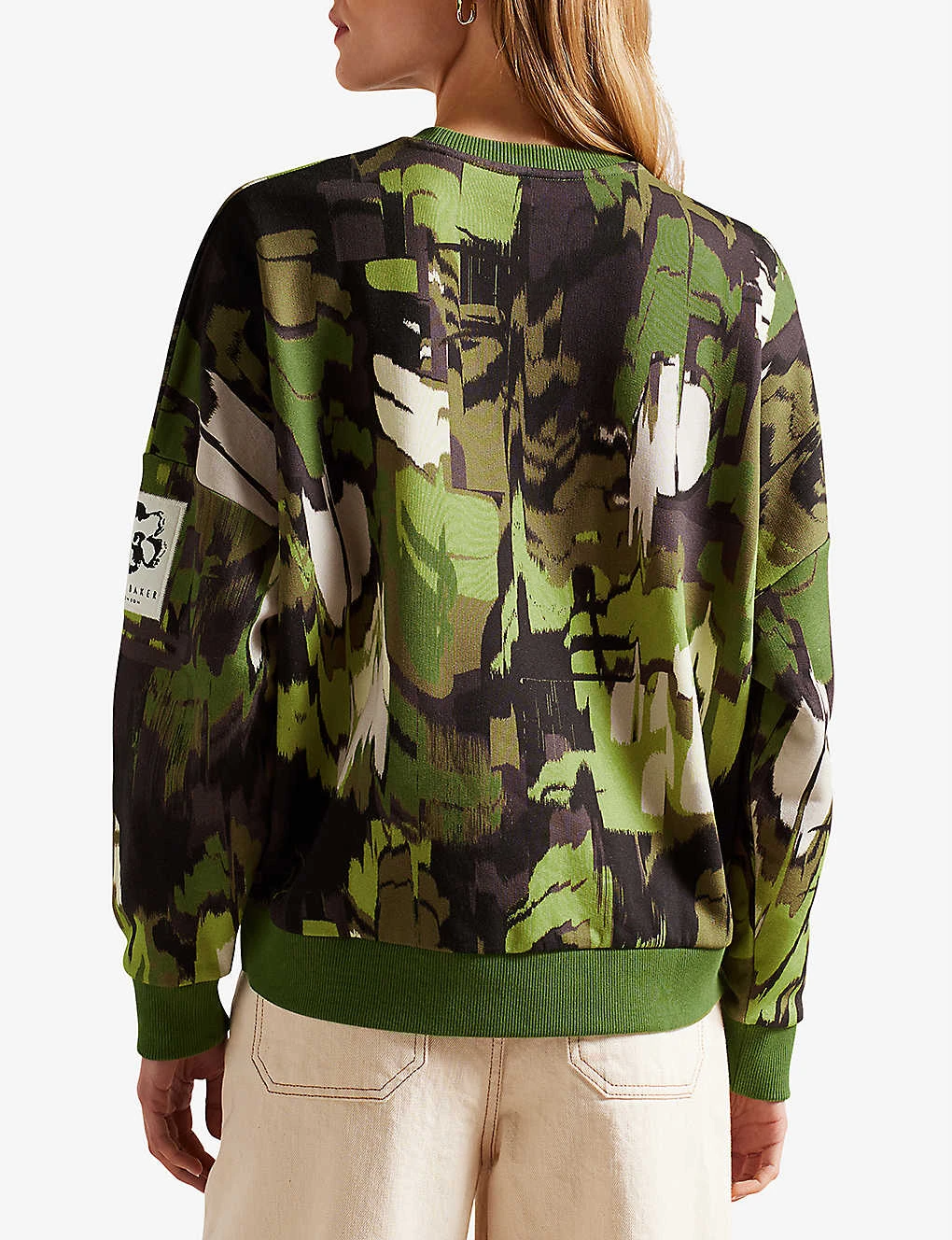 Ted Baker Hensely Camouflage-print Cotton Jumper - Image 4
