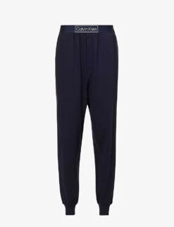 Calvin Klein Reimagined Heritage Logo-band Cotton And Recycled-polyester-blend Jogging Bottoms
