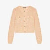 Maje Marguette Sequin-embellished Knitted Cardigan