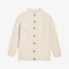 CLAUDIE PIERLOT Contrast Cable And Twist Wool Knitted Cardigan