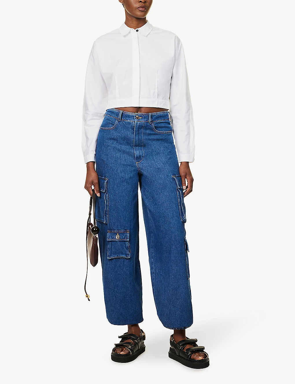 Hailey Patch-pocket Straight-leg High-rise Jeans - Image 2