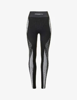 MISBHV Performa Logo-print Stretch-woven Leggings
