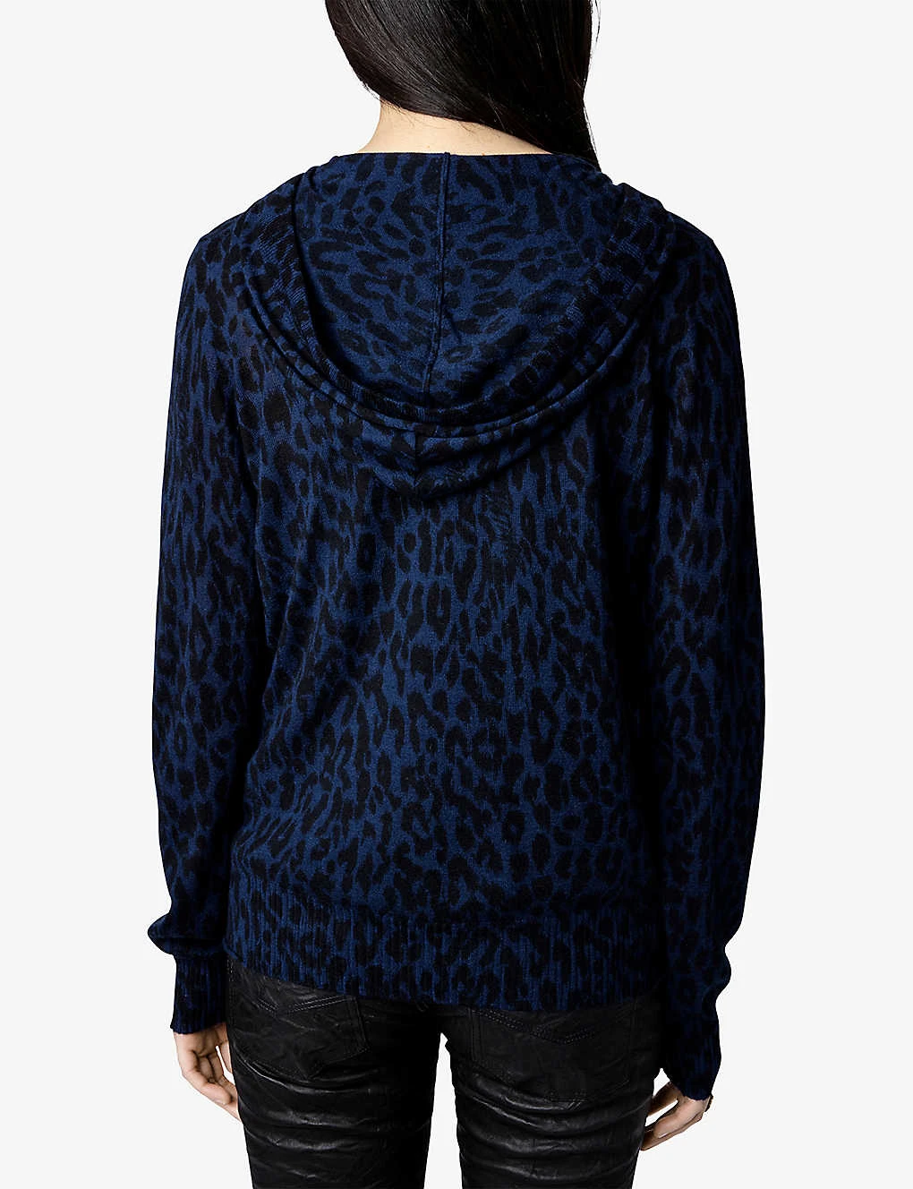 Zadig & Voltaire Leopard-print Cashmere Hoody - Image 3