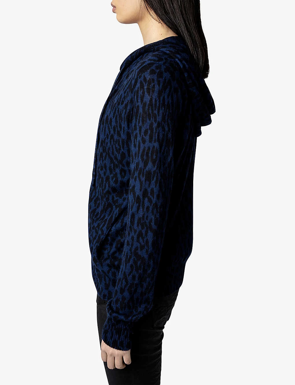 Zadig & Voltaire Leopard-print Cashmere Hoody - Image 4