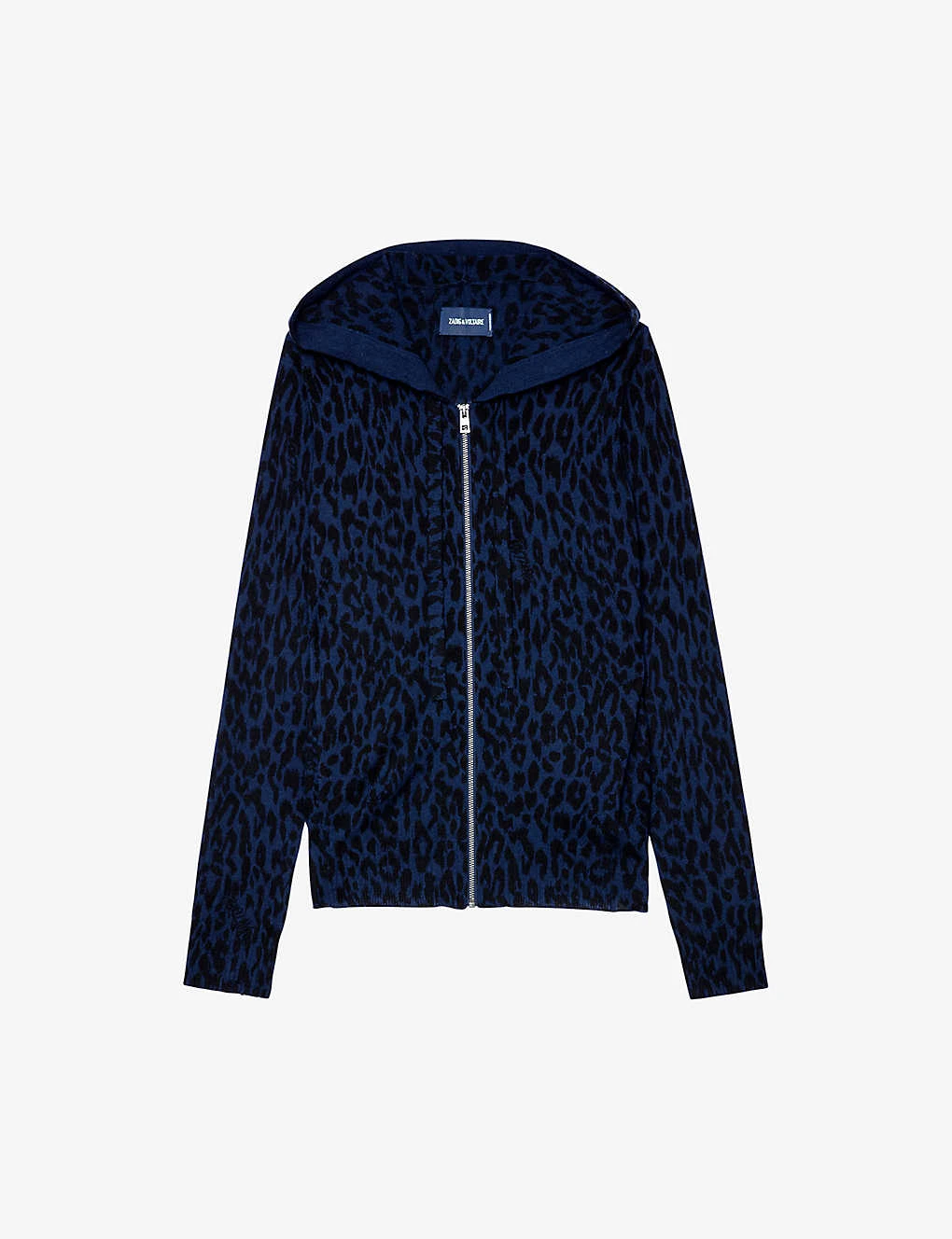Zadig & Voltaire Leopard-print Cashmere Hoody